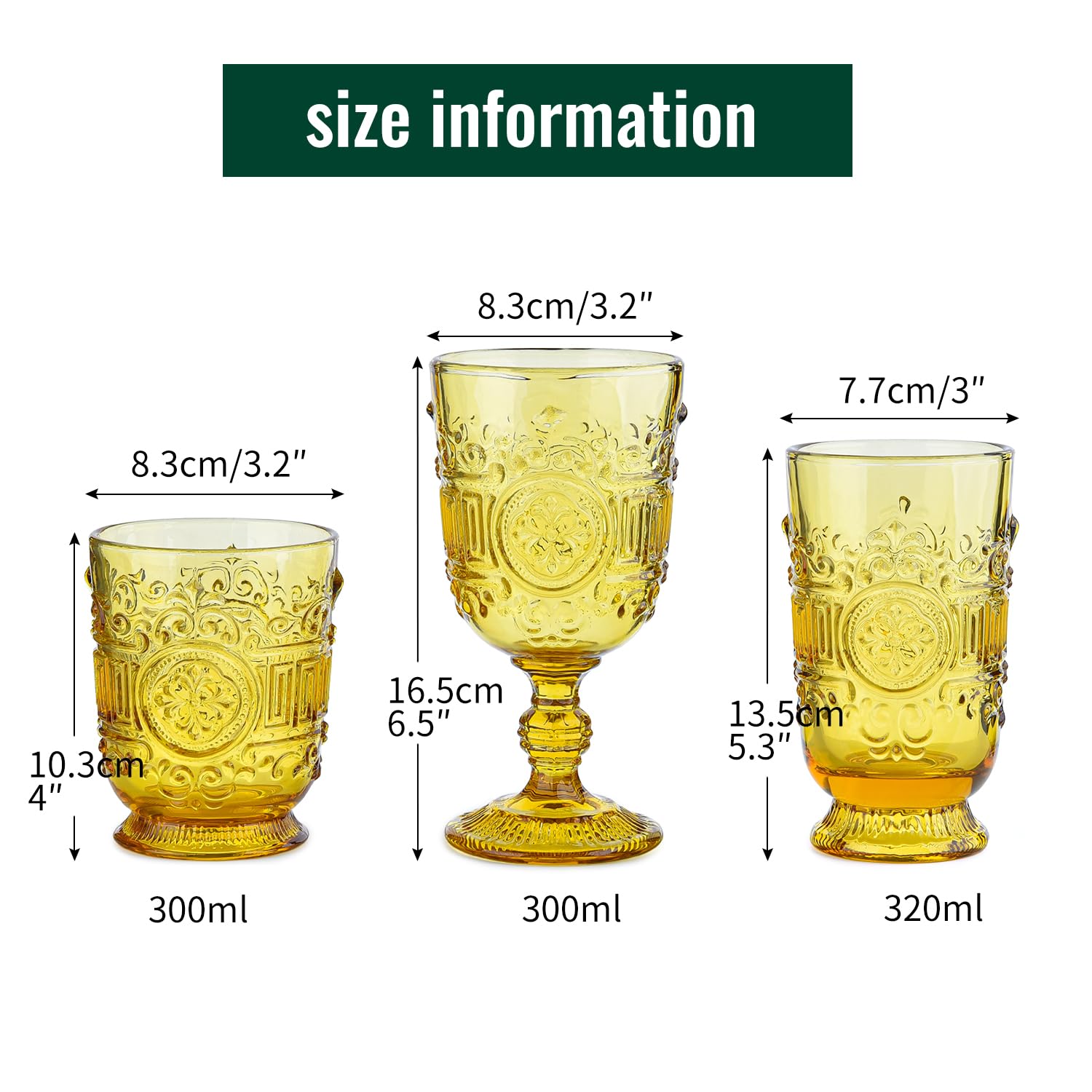 Set 4 Bicchieri In Vetro Vintage Amzcku - 10 Once (295 Ml) Per Cocktail, Whisky, Acqua, Con Design Scanalato, Rosa, Lavabili In Lavastoviglie