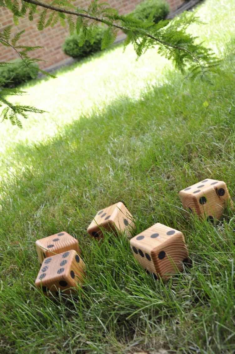 Giant Lawn Dice Outdoor Dice Game Set of 5 Amazon.ca Toys & Games
