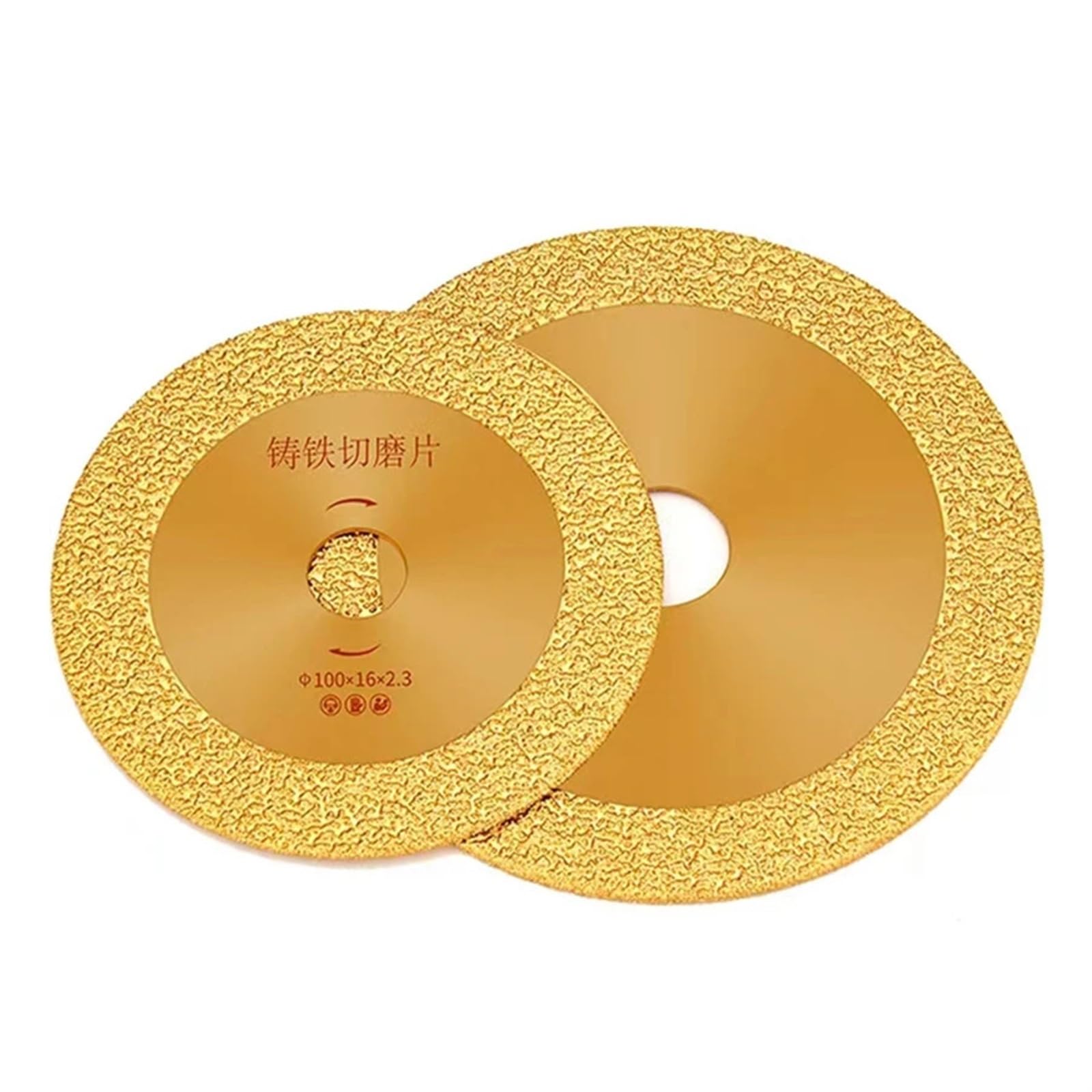 Ostrza tnące z lutowanego żeliwa diamentowego, szlifierka kątowa, ostrze tnące do kamienia, tarcza do metalu, marmurowe ostrza szlifierskie (Flat 100x16(1 szt.)