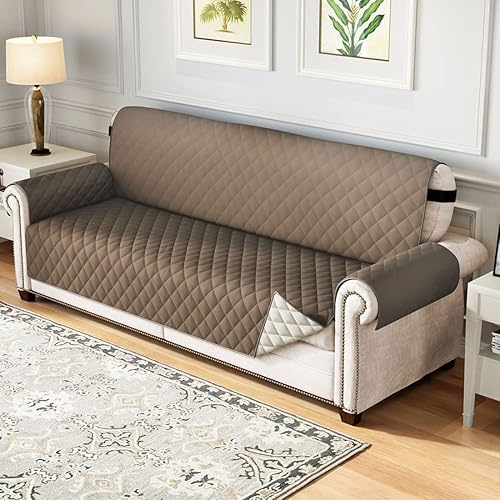 Miniatura 11 de Fundas de cojín impermeables para sillón reclinable, funda antideslizante para sofá de 1, 2, 3, 4 plazas, funda protectora para gatos y perros, Negro