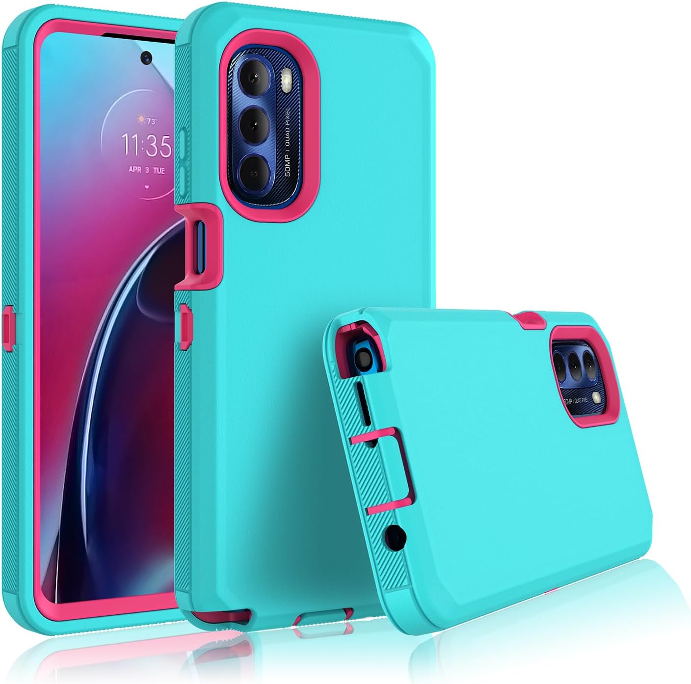 Tiflook for Motorola Moto G Stylus 2022 (4G) Case, Triple