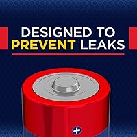 Vista 4 de Rayovac D Batteries, Fusion Premium D Cell - Batería alcalina, 4