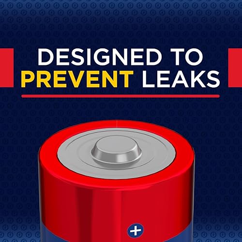 Vista 4 de Rayovac Baterías Fusion D (paquete de 8), pilas alcalinas D, ideales para dispositivos de alto drenaje