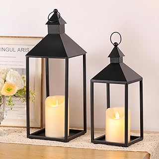Lantern Decorative Outdoor/Indoor Set of 2 (17