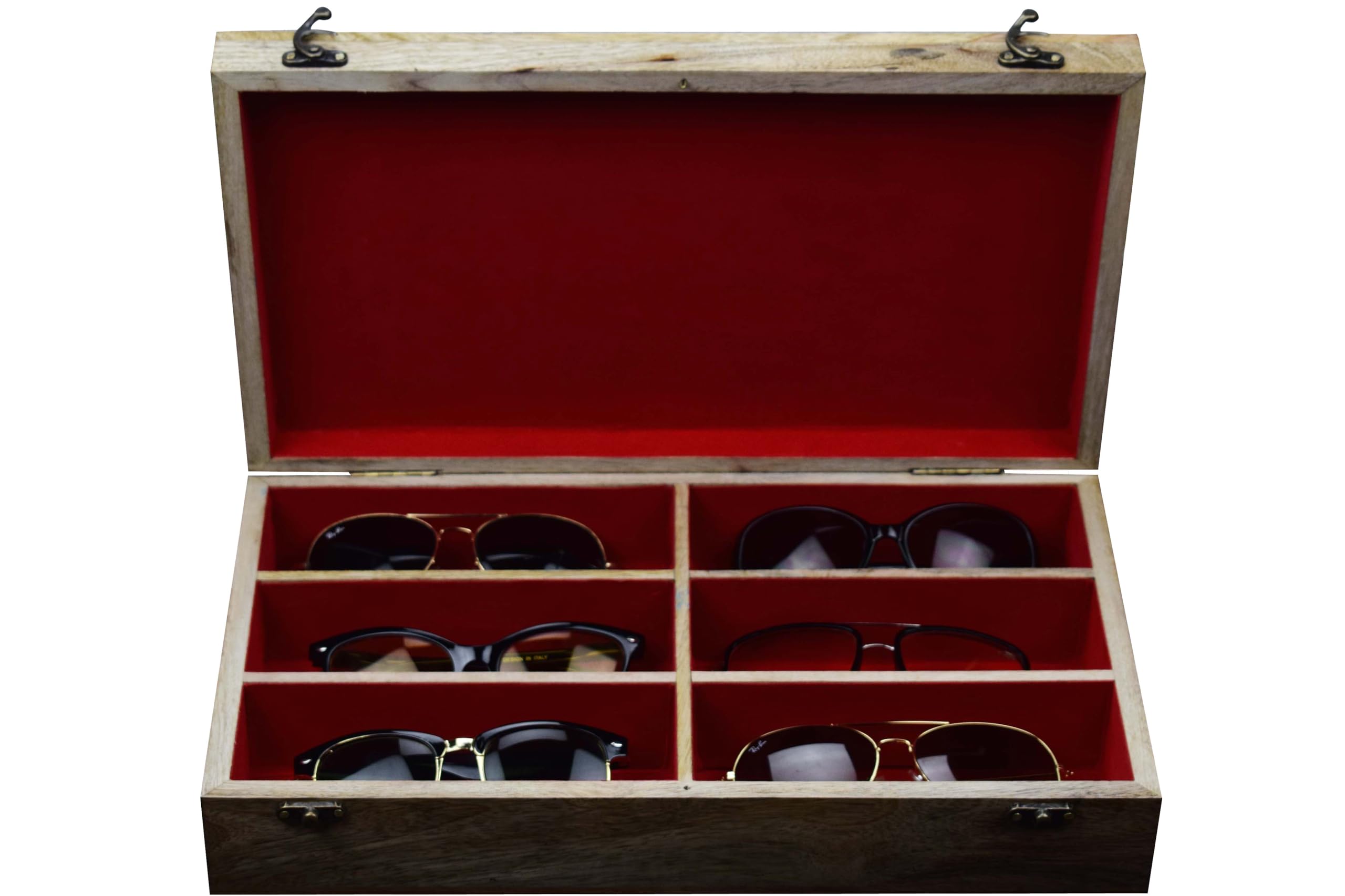 Handcrafted Wooden Sunglasses Organizer Box - Glasses box, Sunglasses Storage, Elegant organizer, Handcrafted Box, Eyewear Display Case, Litchenberg burn/Fractal Burn Box (Black) (B0C4ZBN88M) Amazon Price History, Amazon Price Tracker