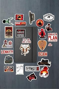Red Dead Redemption Rdr2 Sticker Paketi/Bullet Journal Defter  kartma Ajanda Laptop Etiket, 56874615879486