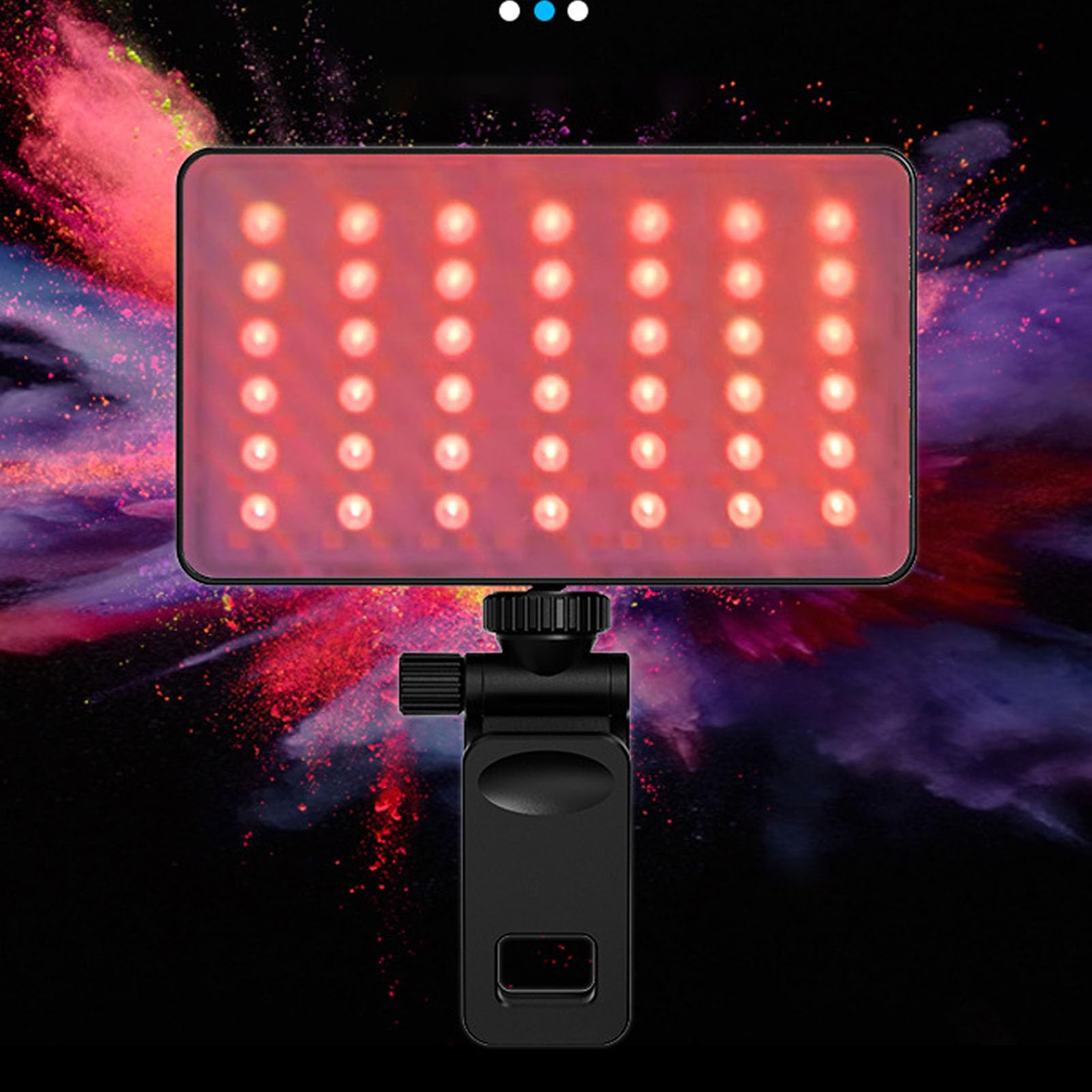 CHICIRIS Lumière de Remplissage pour Appareil Photo, 140 Rvb, Lumière Vidéo à intensité Variable pour Portraits d'enfants, Photographie, Compacte et Légère, 3000mAh