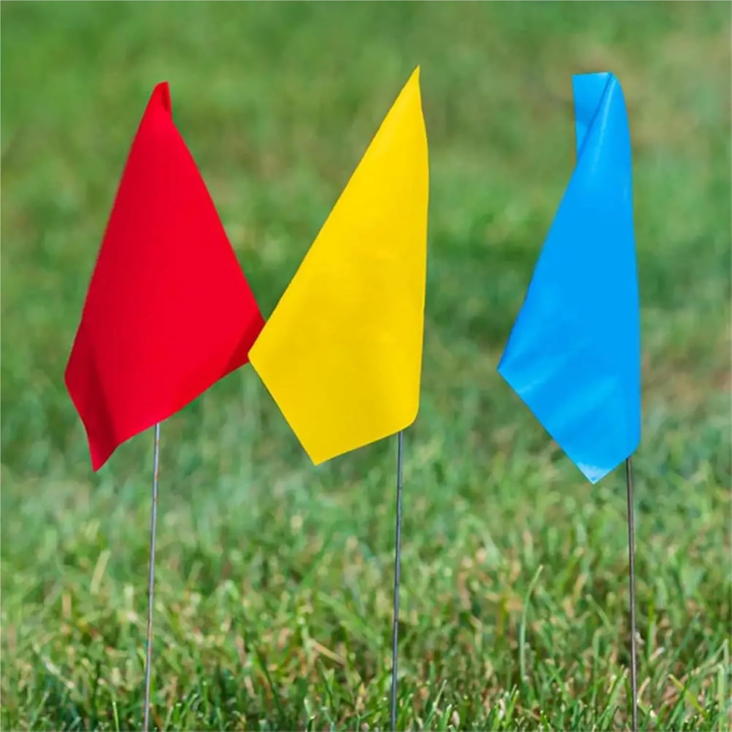 Marking Flags 100/200pcs Small Yard Flags Landscape Flag Waterproof Pvc Marking Lawn Sprinkler Garden Use Landscaping(Purple,200pcs)