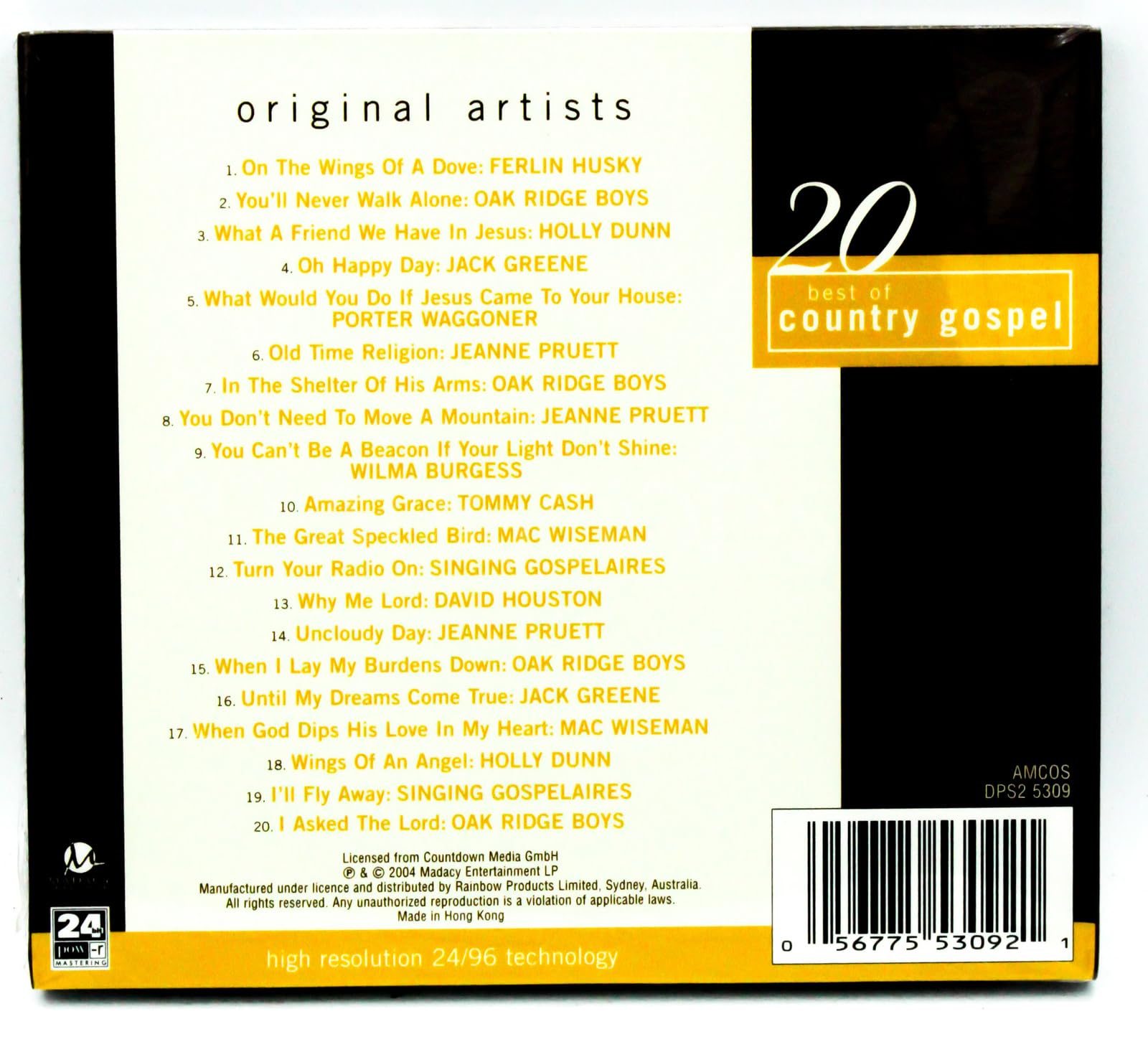20 Best of Country Gospel