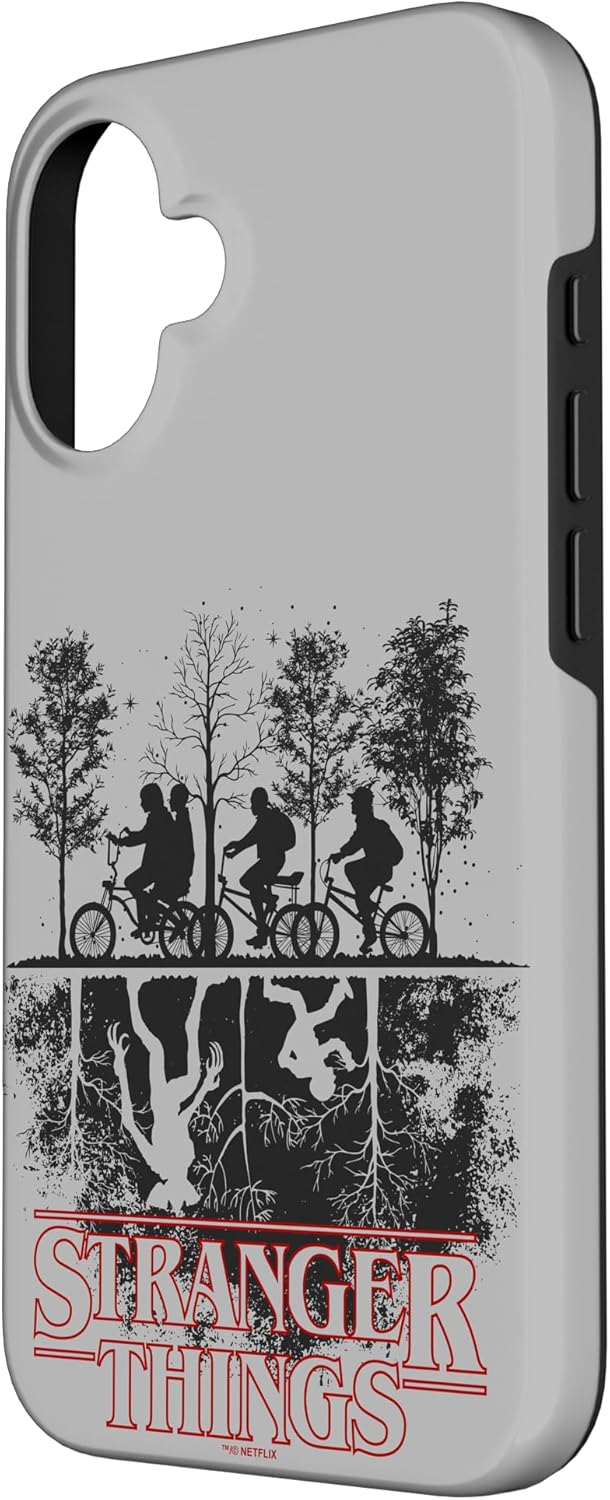Stranger Things Upside Down Hawkins Ride Logo Case for iPhone 16