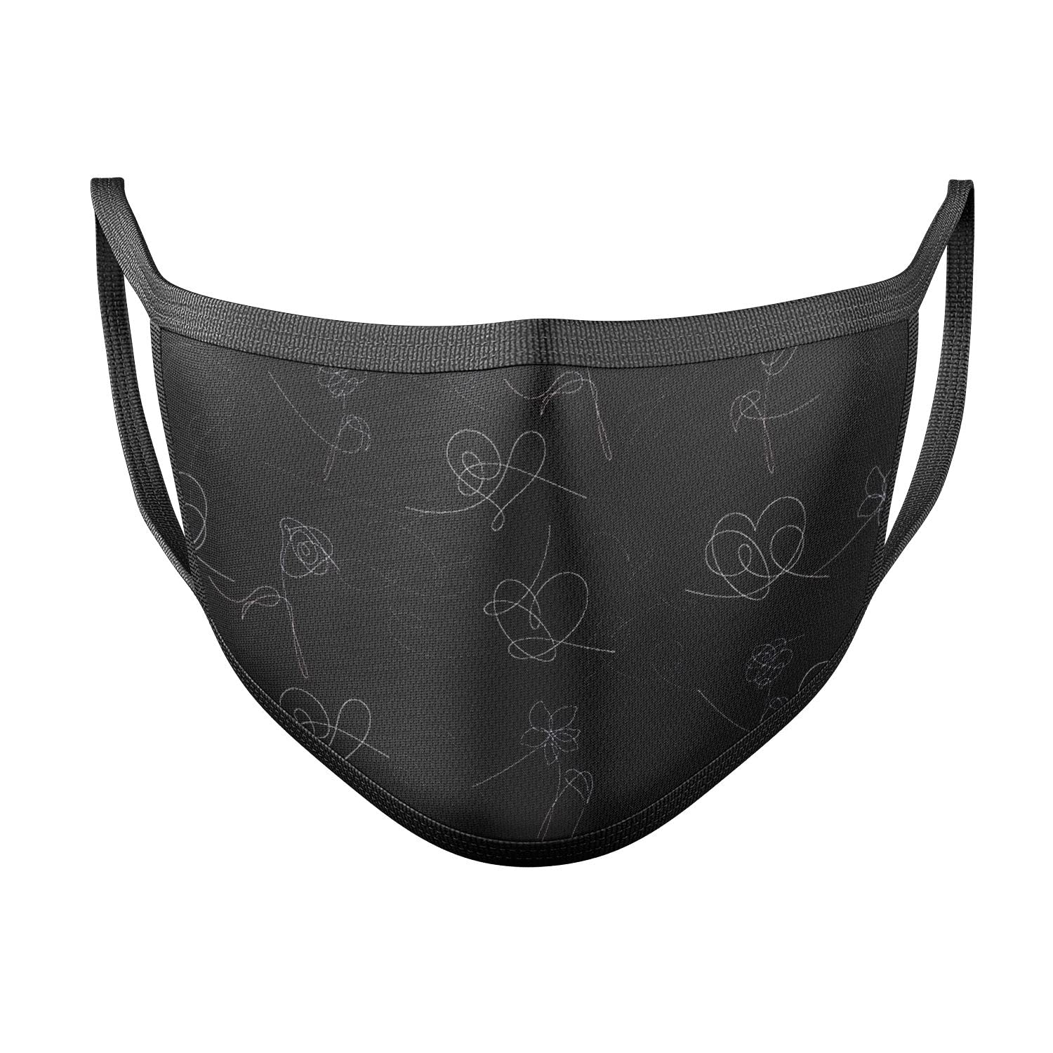 love yourself Mask 2 Ply Soft Cloth Face Mask-image-21
