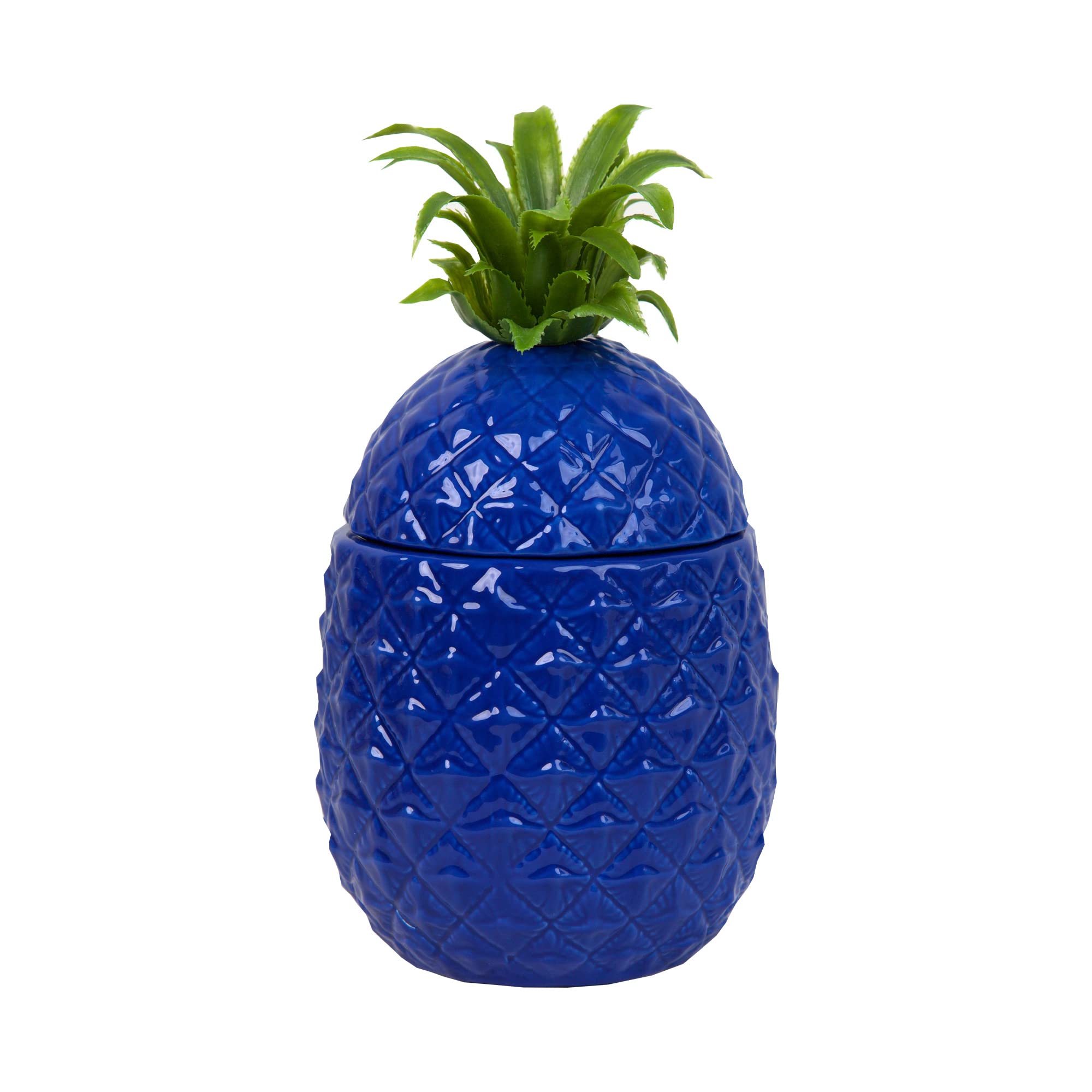 Talking Tables Blue Pineapple Ice Bucket with Lid-Premium Drinks Trolley Accessories for Bar Retro Stainless Steel Wine Bottle Cooler, Classy Party Decoration for Table, BLUEBUCKET