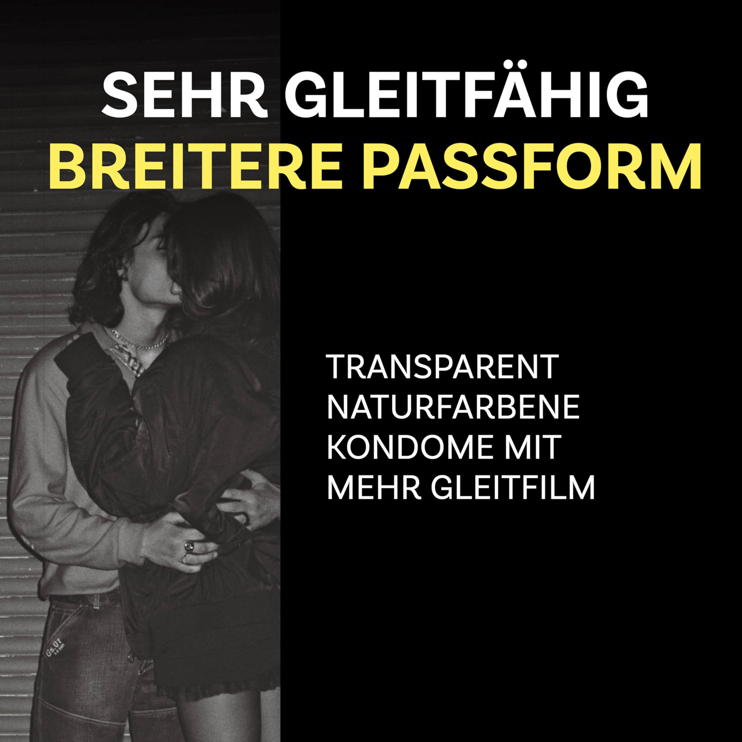 BILLY BOY Kondome Extra Feucht 100er | 56 mm | Kondome BREITER mit mehr Gleitfilm & angenehmen Duft | 100 Stück
