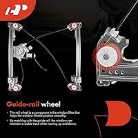 Vista 4 de A-Premium Elevalunas eléctrico con motor compatible con Ford F-150 2004-2008 (solo cabina extendida) lado izquierdo del conductor