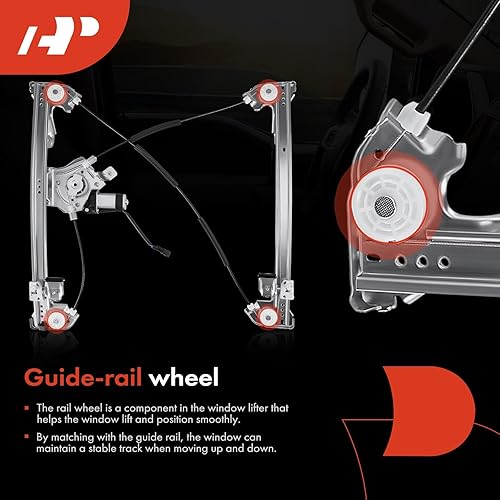 Miniatura 4 de A-Premium Elevalunas eléctrico con motor compatible con Ford F-150 2004-2008 (solo cabina extendida) lado izquierdo del conductor