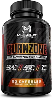 Thermogenic Fat Burner - Weight Loss & Appetite Suppressant for Men and Women with Yohimbe, Green Tea Extract, Garcinia Cambogia - Energy Boost and Metabolism Enhancer - 60 Natural Diet Capsules