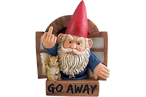 Go Away Gnome Wall Plaque: Invite Grumpiness Into Your Embracing Space
