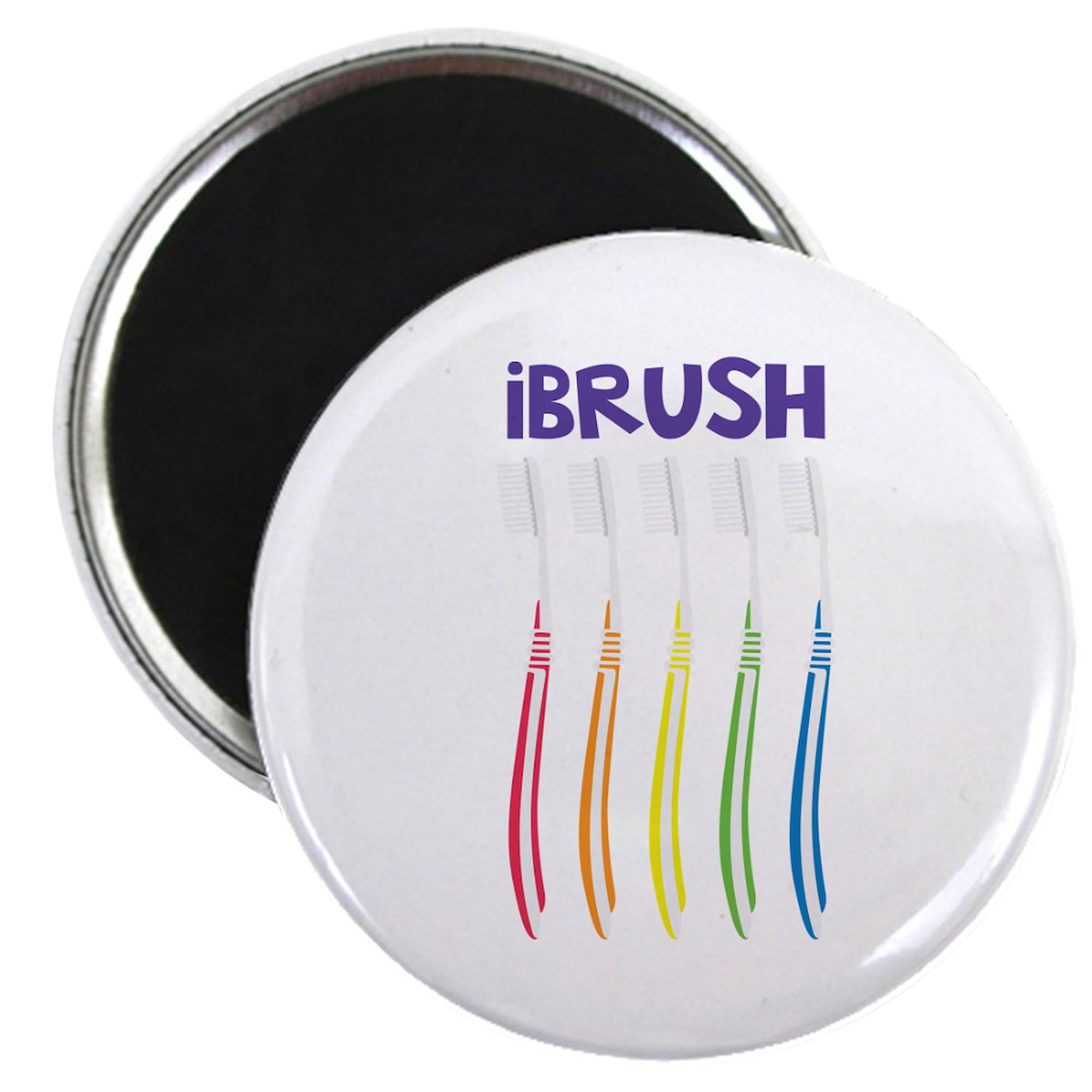 CafePress Ibrush Magnets 2.25" Round Magnet (10 pack)