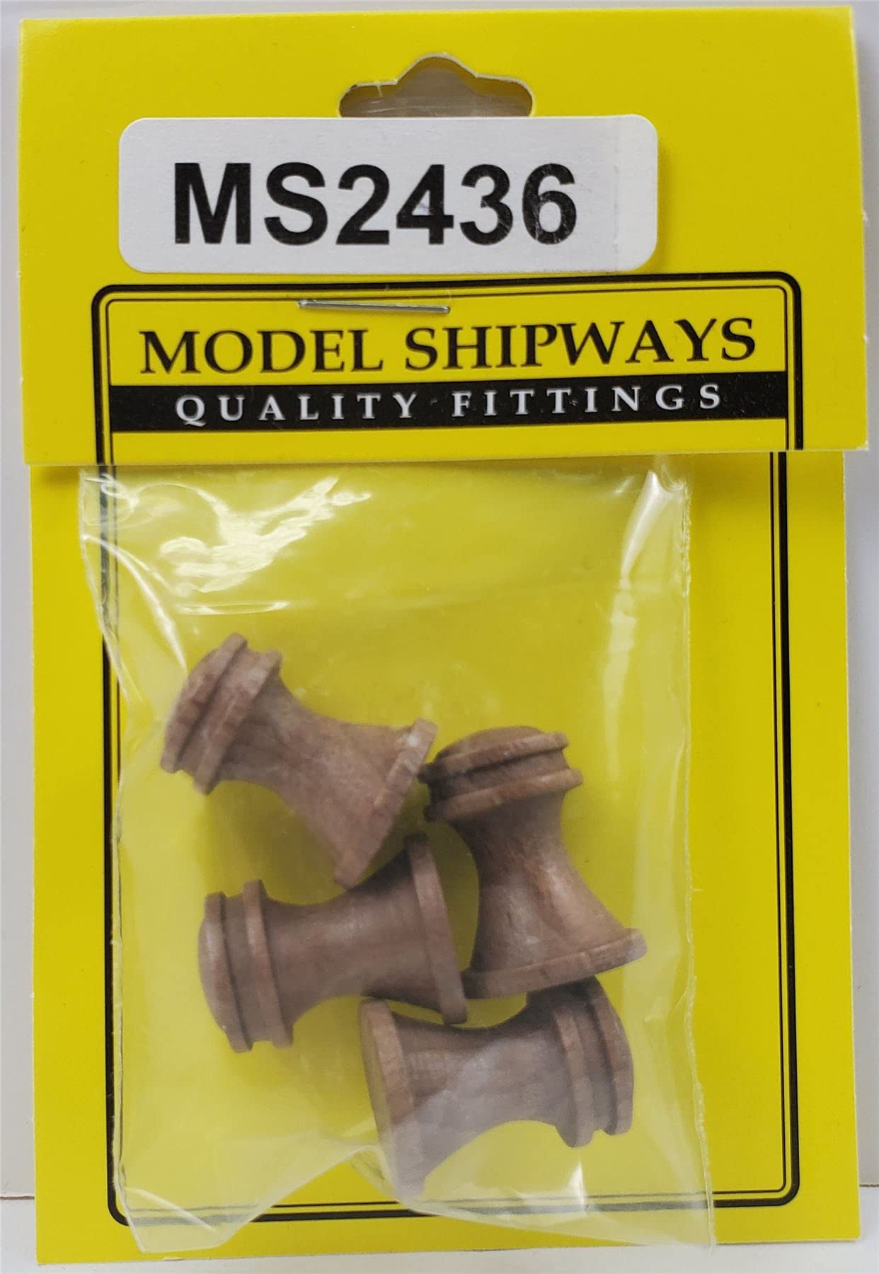 Model ShipwaysCAPSTANS Walnut 13/16" (20mm) 4 Pack