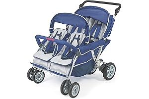 Angeles SureStop Folding Commercial Stroller (4-Passenger)
