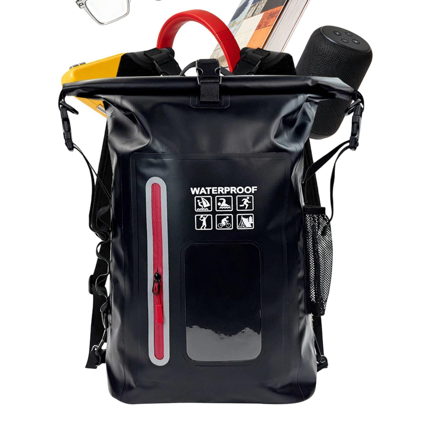 Zaino Dry Bag Impermeabile Capacità Elevata Chiusura A Rotolo Ultraleggero | Borsa Da Escursionismo Impermeabile Per Uomo E Donna Stand Up Paddle Rafting Nuoto Pesca Escursionismo