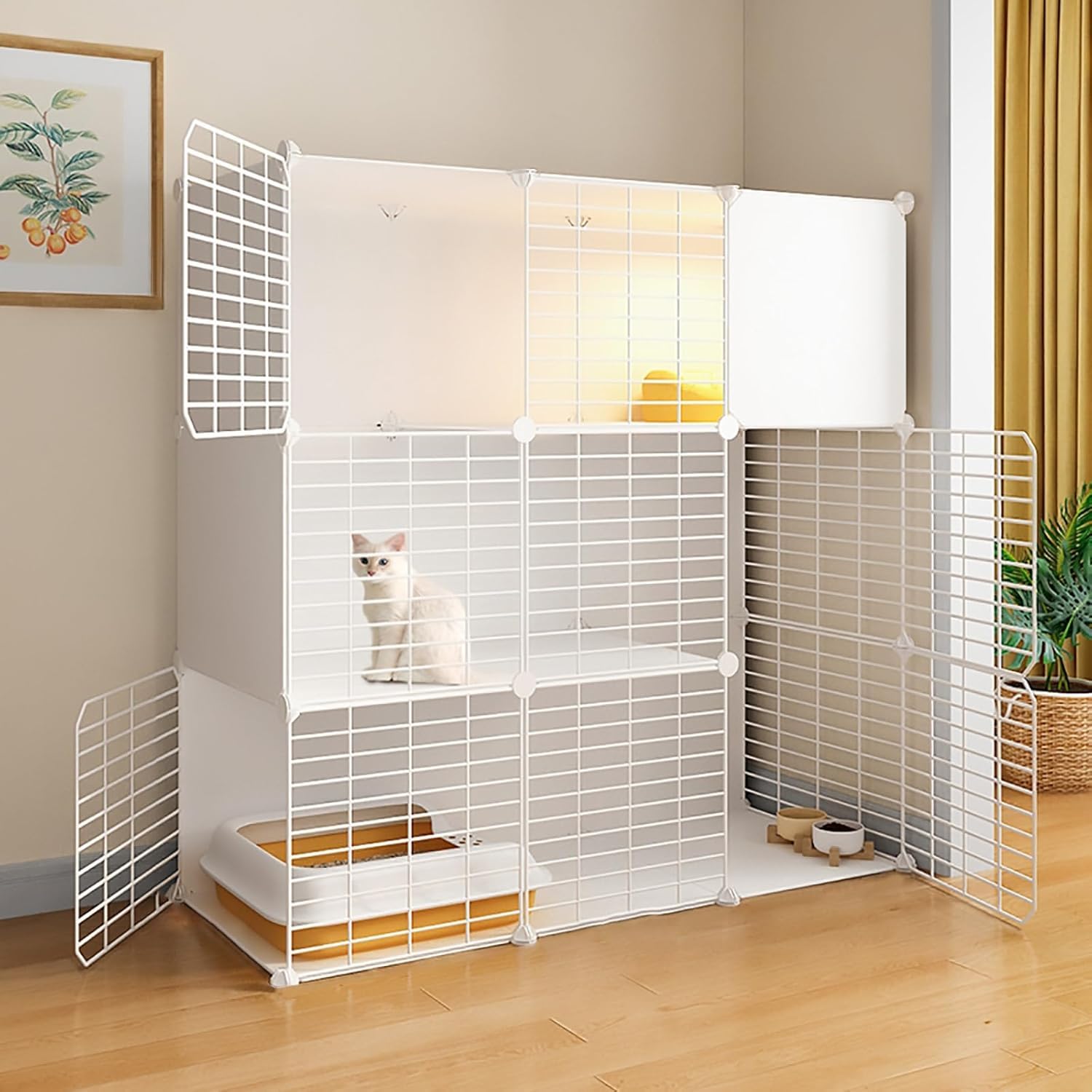 Cage d'intérieur pour chat : créez un coin de jeu sécurisé dans votre salon