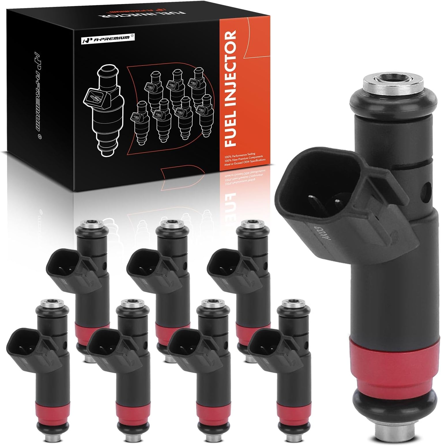 gohantee Fuel Injectors 4 Nozzle 8Pcs 0280155849 Compatible with Chrysler Aspen