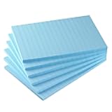 Early Buy 6 Pads Lined Sticky Notes with Lines 4x6 Self-Stick Notes Bright Color Sticky Notes, 45 Sheets/Pad (Light Blue)