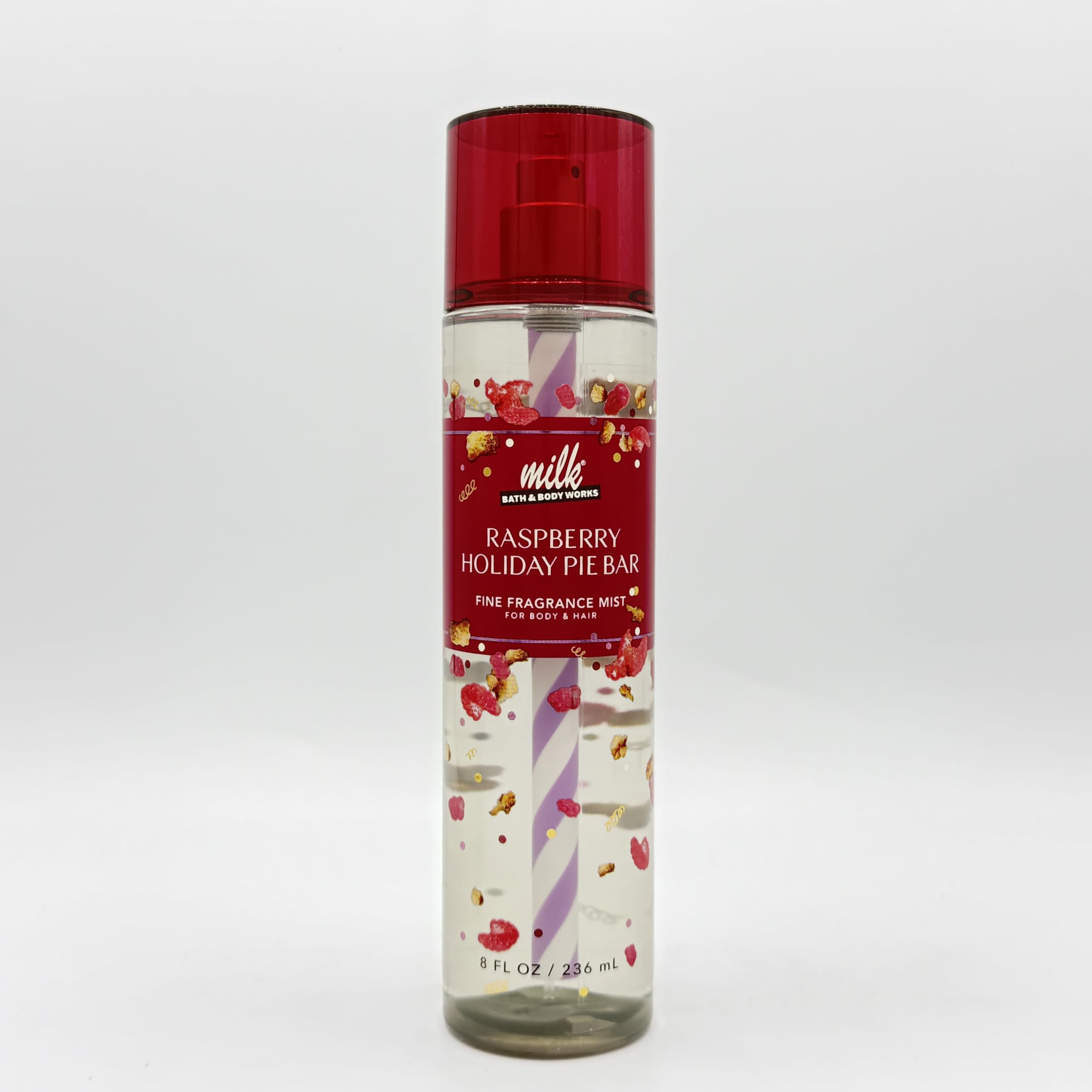 Raspberry Holiday Pie Bar ボディミスト 236mL Amazon.com : Bath & Body Works Milk Raspberry Holiday Pie Bar 4