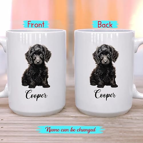 Miniatura 9 de Taza de cerámica personalizada para perros Chow Chow Chow, taza de café con nombre personalizado Chow Chow, regalos para los amantes de los perros,