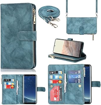 iPhone 8 Plus Case, Notebook Type iPhone 7 Plus Smartphone Case iPhone 8 Plus Mobile Phone Cover iPhone 7 Plus Notebook Cover iPhone 8 Plus Protective Case Large Capacity Wallet Type Jaorty Synthetic