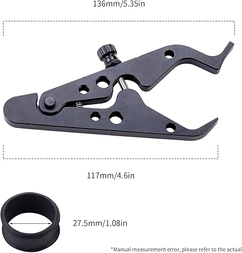 Miniatura 3 de Control de crucero de motocicleta, bloqueo de acelerador de motocicleta, abrazadera de bloqueo de agarre de mano ligera universal, muñeca de