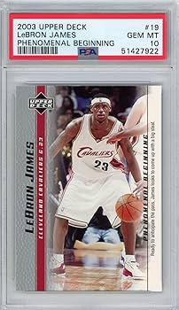 Amazon.com: Graded 2003-04 Upper Deck UD LeBron James #19
