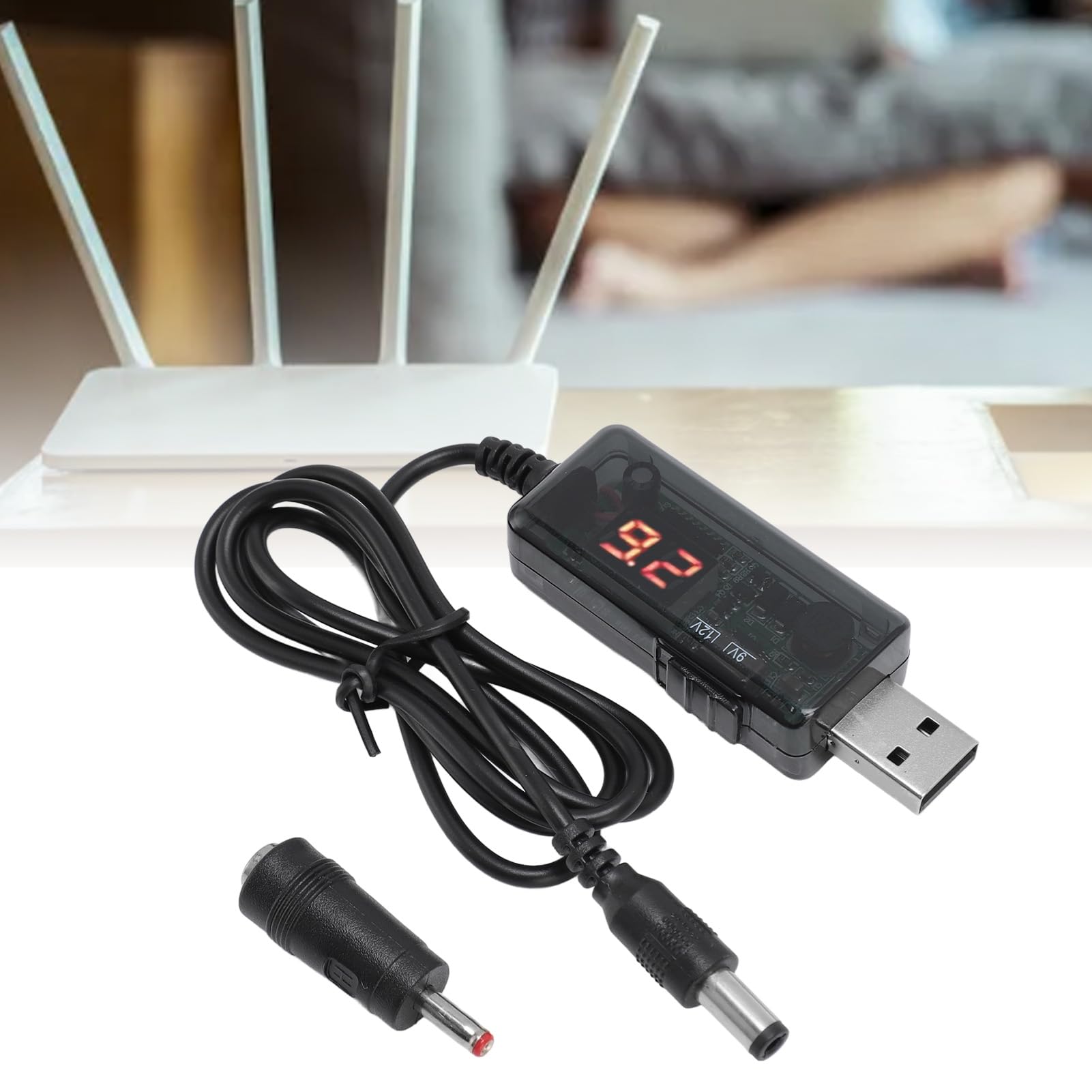 Cavo Router Power Bank Annadue - Con Display Digitale, Alimentatore Portatile Per Router/Modem