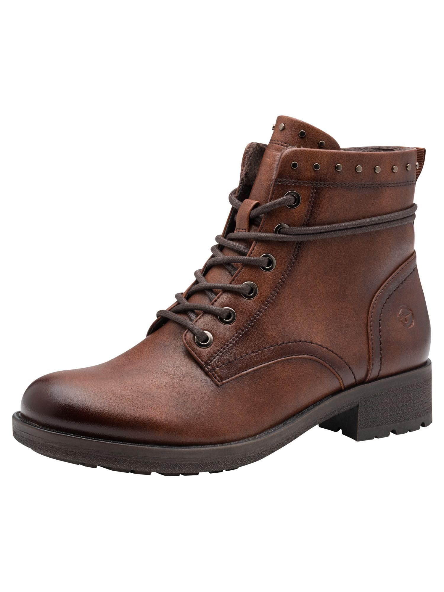 Tamaris Women's Flat Boots, Cognac, 39 EU