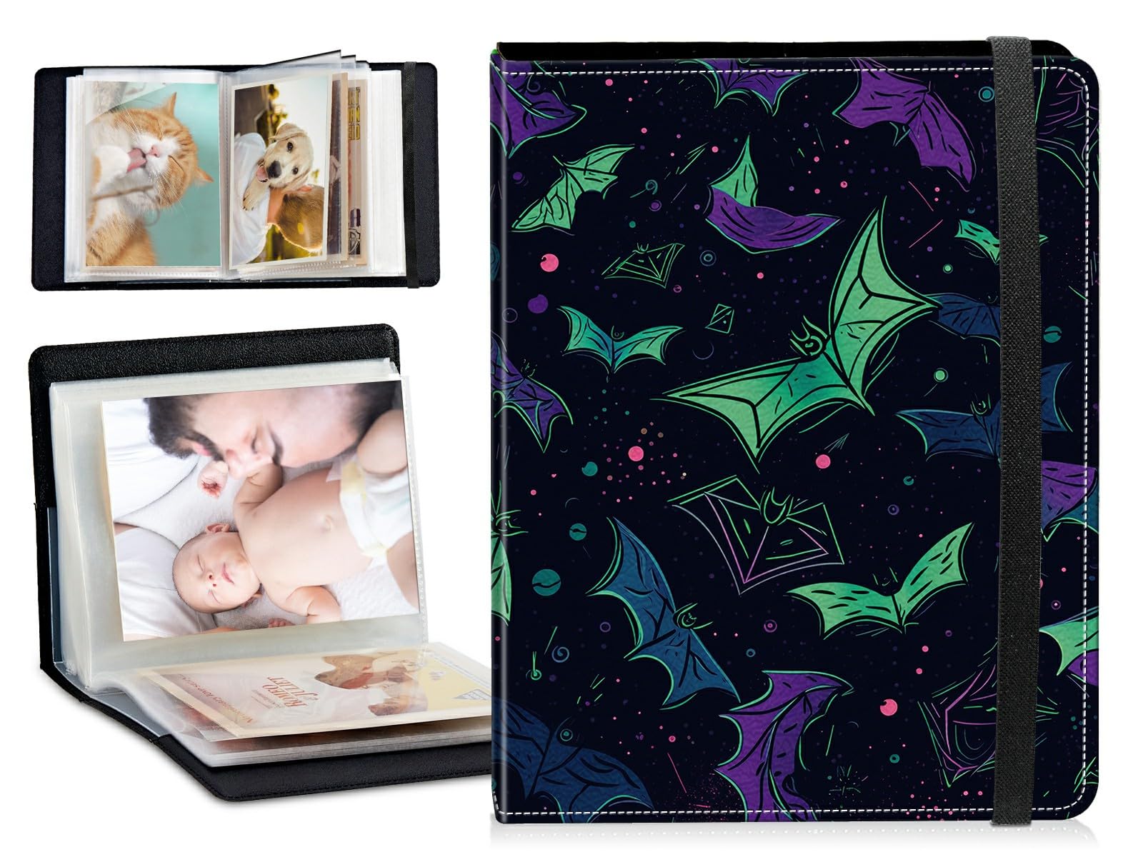 Amazon.com: Small Photo Album 4x6 Shows 120 Photos, Gothic Neo