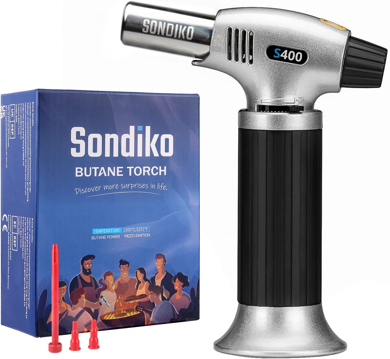 Bernzomatic Micro Torch 3 In 1, Butane Three Tips
