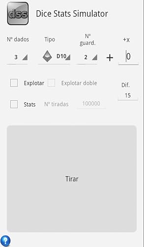 DSS Dice Stats Simulator – vue 3