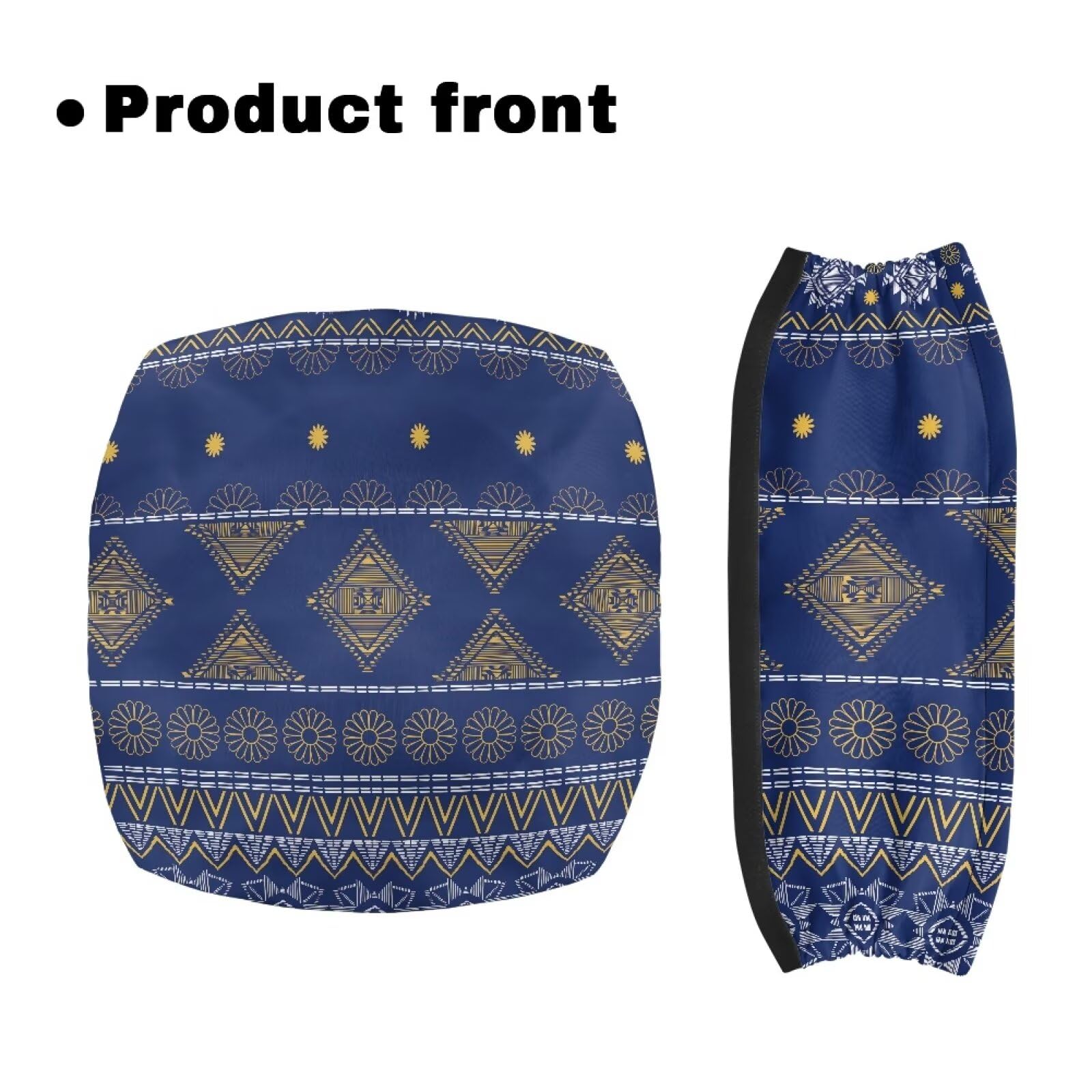 Vanideaoty Folk Style Drive Walker Accessories Easy to Install Accessories for Rollator Walkers with Elastic Band Walker Protection Decor Covers Suitable for Parks