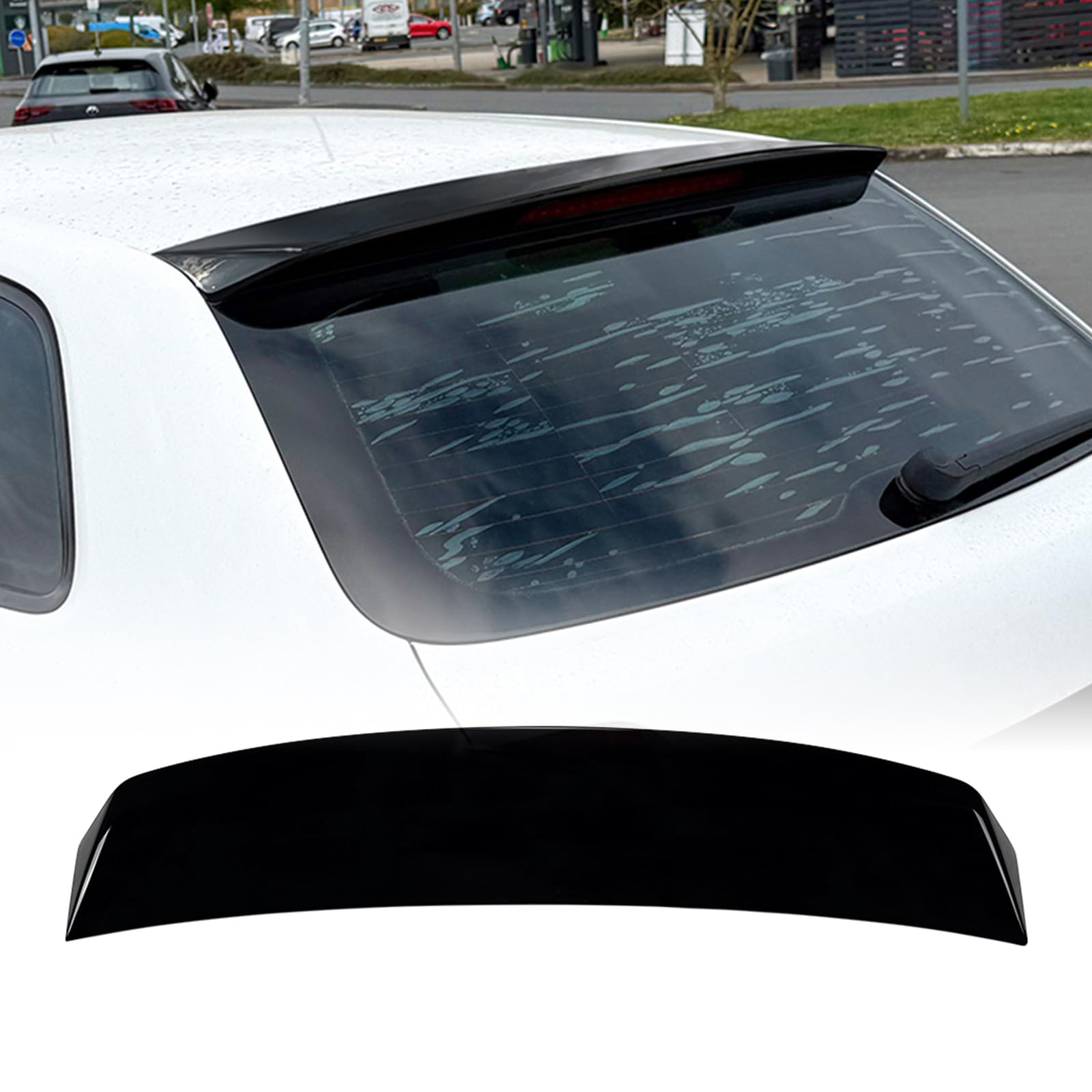 Alerón trasero para maletero de Audi A3 8P 2004-2013, color negro