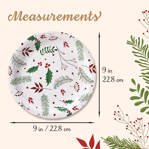 Miniatura 4 de MATICAN Platos de papel para fiestas, paquete de 50 platos desechables de oro blanco y rosa, lunares de aluminio, 9 pulgadas