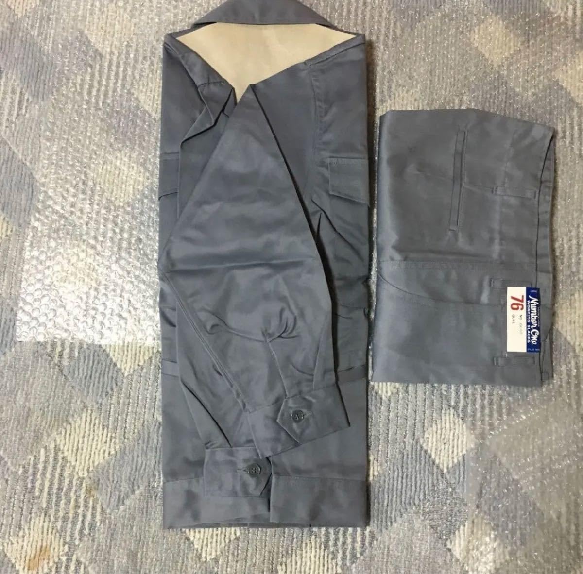 ☆196 ③国鉄浜松工場内 浜松交通機械（株）作業着 長袖 上下セット 196 3国鉄浜松工場内 浜松交通機械（株）作業着 長袖 上下セット 196