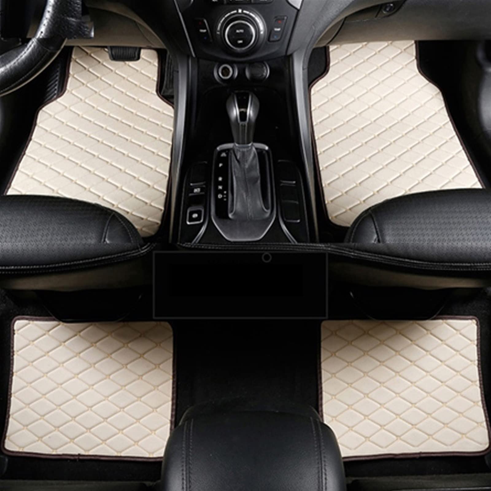 Tapis de sol de voiture pour trajets quotidiens et voyages en A4 Allroad, beige