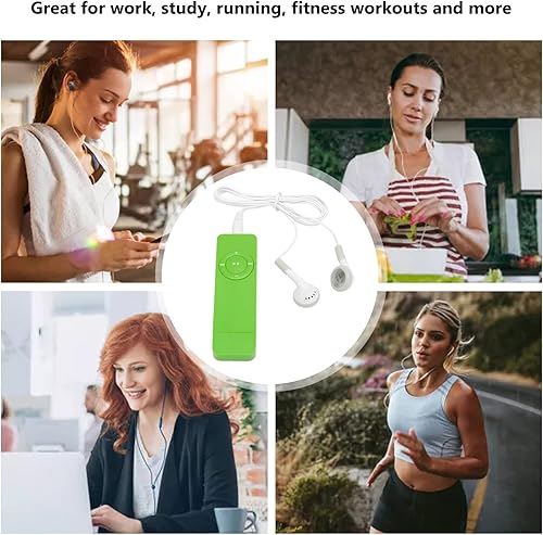 Miniatura 5 de Reproductor de MP3, sonido portátil sin pérdidas, reproductor de música MP3 compatible con hasta 64 GB, mini reproductor de música para estudiantes