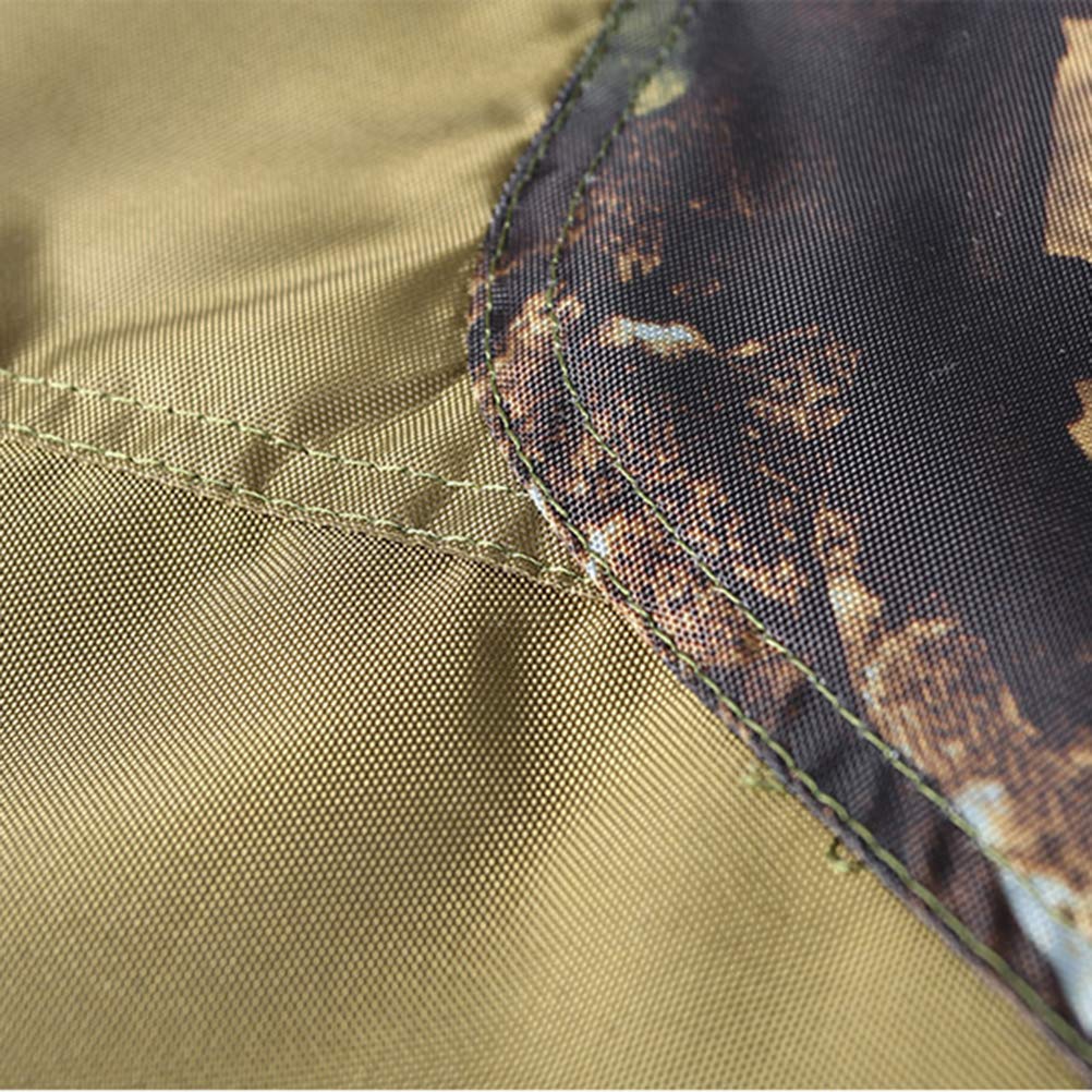 Guêtres de jambe imperméables pour homme, anti-déchirure, en nylon 900D, respirantes, pour randonnée, chasse, escalade (camouflage et vert militaire)