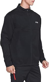 bpbtti Menâ€™s Cycling Bike Thermal Jacket,Winter Fleece Running Jackets Softshell Windbreaker Coat (Small, Black)