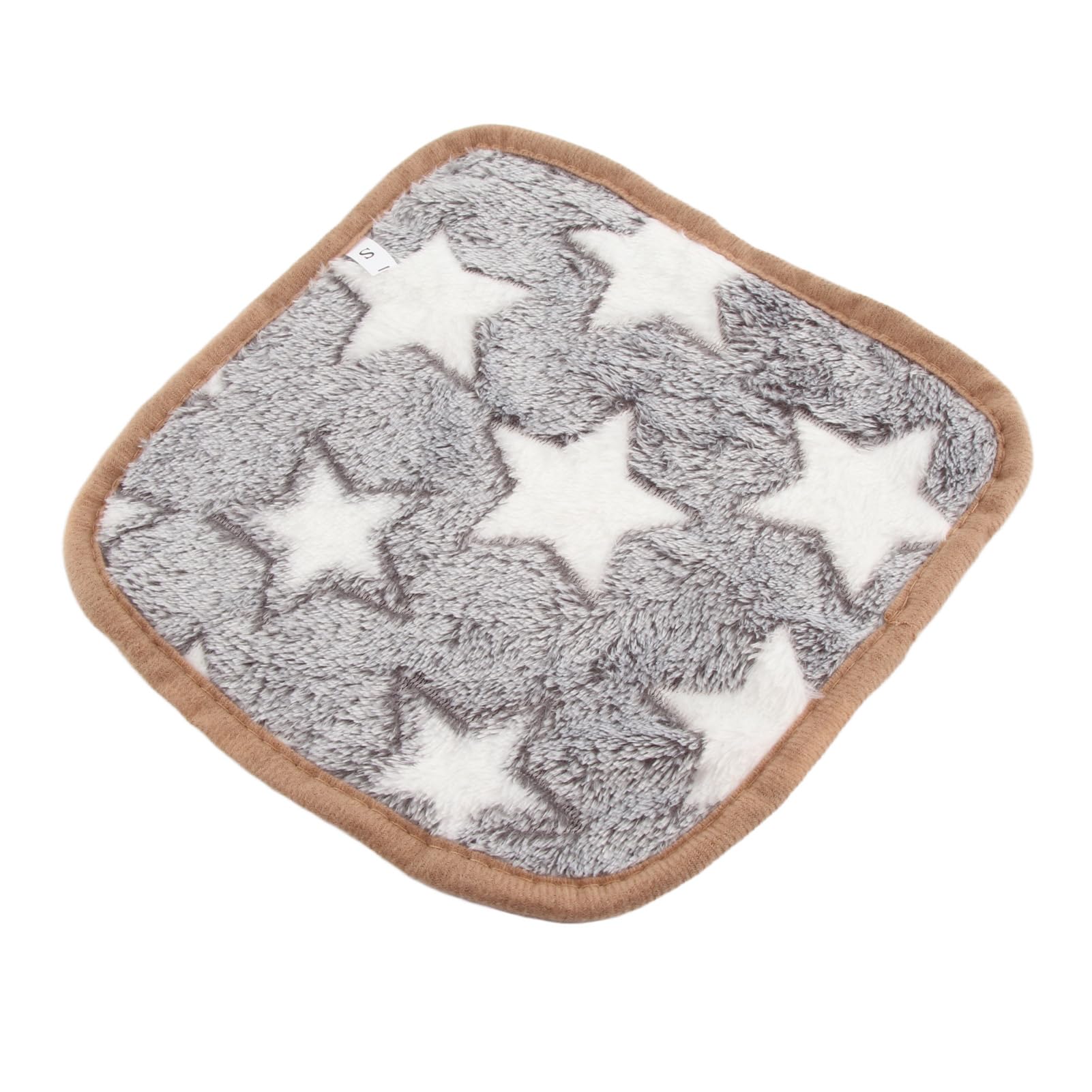 Manta gris para mascotas, cálida, suave, cómoda, patrón de estrellas, manta de felpa para perros, manta para gatos para el hogar, sofá (XL)