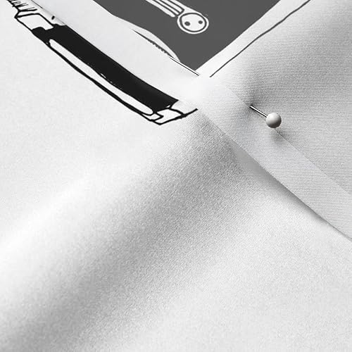 Miniatura 7 de Spoonflower Fabric - Old School Black White Camera Hipster Decor Photography Abstract Retro Printed on Satin Fabric Fat Quarter - Sewing Lining