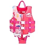 Gogokids Toddler Swim Vest, Premium Kids Swimming Jacket for 30-40-50-60-70 Lbs Girls and Boys, Floaties Vest Swimming Aid with Dual Adjustable Safety Strap for 2-9 Years in Pool/Puddle/Beach