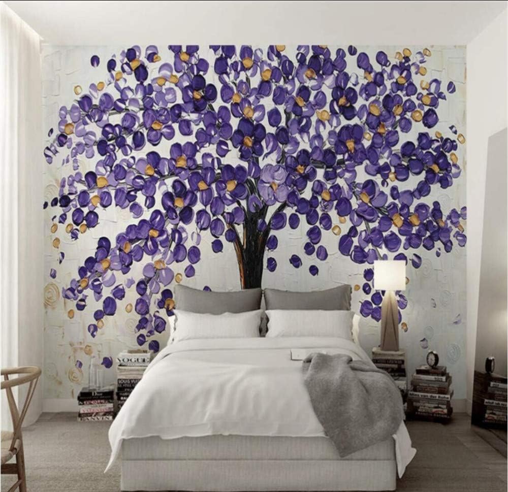 Amazon Lcymt 木紫の花の絵のスタイルシンプルな北欧のテレビの背景の壁プロの制作の壁紙の壁画カスタム写真の壁 280x0cm 壁紙 Amazon Lcymt 木紫の花の絵のスタイルシンプルな北欧のテレビの背景の壁プロの制作の壁紙の壁画カスタム写真の壁 280x0cm 壁紙